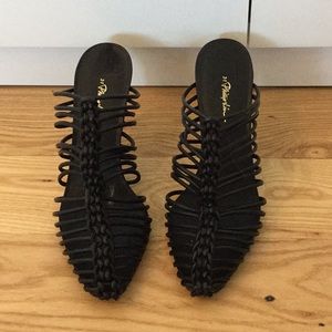 Phillip lim Sabrina cage leather mules